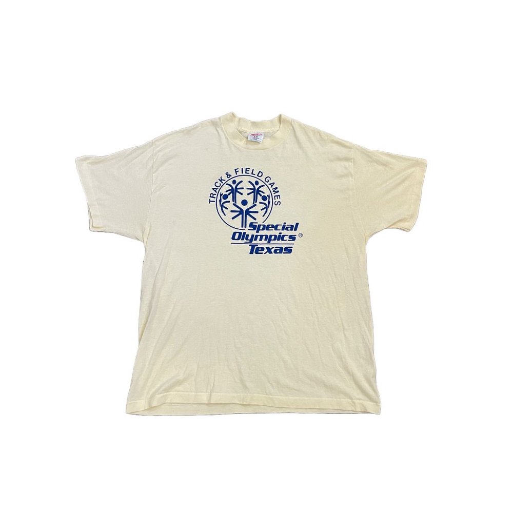 Vintage Rare Texas Special Olympics Track and Field Shirt